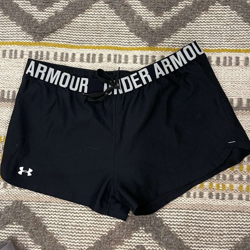 Under Armour Black Loose Fit Shorts